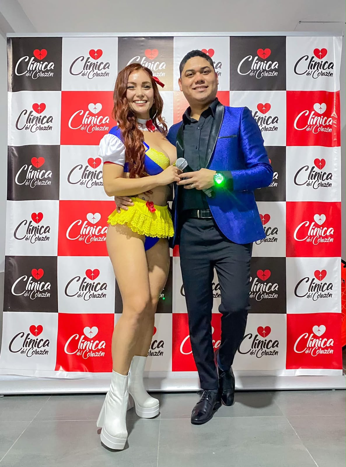 Piero Pastor junto a Anna Paz